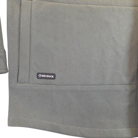 Dri Duck Jacket Men's Size 2XL Green Front Pockets Button Up Snap Heavy Jacket‎ - Picture 10 of 16